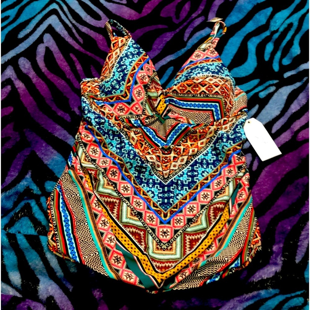 Time and Tru tankini top